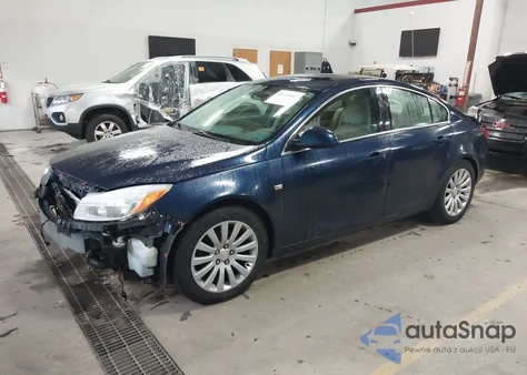 2011 Buick Regal Cxl Turbo Russelsheim z USA, uszkodzony, nr VIN W04GW5EV1B1131184